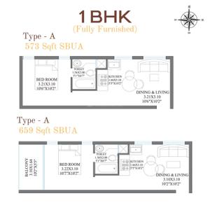 Image of 573 Sq.ft 1 BHK Studio for sale in Sipasurubili, Puri for Rs. 5600000