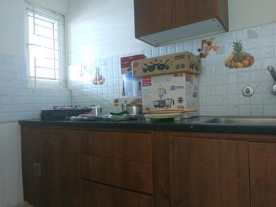 Kitchen Image of 450 Sq.ft 1 BHK Apartment / Flat for rent in Whitefield Bengaluru for Rs. 32000