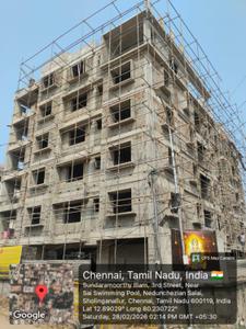 Image of 1157 Sq.ft 2.5 BHK Apartment / Flat for sale in Sreenivasa Krishnalaya, Sholinganallur, Chennai for Rs. 12000000