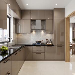 Kitchen Image of 1280 Sq.ft 2 BHK Apartment / Flat for sale in KSR Havena, Meenakunte Bengaluru for Rs. 8959000