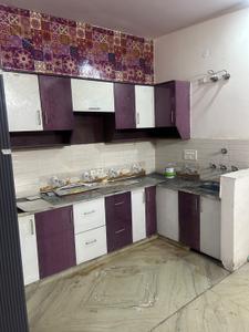Kitchen Image of 1200 Sq.ft 3 BHK Builder Floor for rent in Sector 22 Rohini New Delhi for Rs. 22000