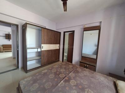 Bedroom Image of 880 Sq.ft 2 BHK Apartment / Flat for rent in Sambhav Stavan Parishray, Gota Ahmedabad for Rs. 21000
