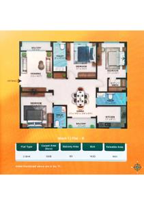 Image of 1898 Sq.ft 3 BHK Apartment / Flat for sale in Don Bosco Colony, Siliguri for Rs. 8541000