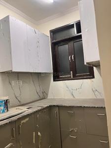Kitchen Image of 650 Sq.ft 2 BHK Builder Floor for sale in Khanpur New Delhi for Rs. 4200000