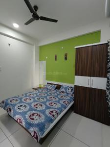 Bedroom Image of 550 Sq.ft 1 BHK Apartment / Flat for rent in Mahalakshmi Nagar Indore for Rs. 21999