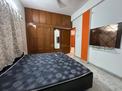 Bedroom Image of 1000 Sq.ft 2 BHK Builder Floor for rent in Mahalakshmi Nagar Indore for Rs. 23500