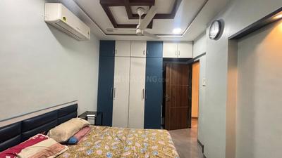 Bedroom Image of 1200 Sq.ft 2 BHK Apartment / Flat for rent in Neelkanth Residency, Seawoods Navi Mumbai for Rs. 75000