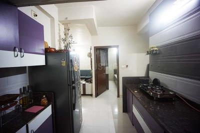 Kitchen Image of 990 Sq.ft 2 BHK Apartment / Flat for sale in Ashraya 9, New Ranip Ahmedabad for Rs. 5000000