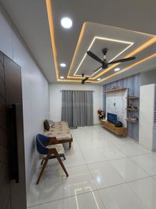 Living Room Image of 1100 Sq.ft 3 BHK Apartment / Flat for sale in Mahalaxmee Raadhe Shyaam Harmony, Gotri Vadodara for Rs. 6500000
