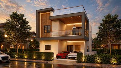Image of 1930 Sq.ft 3 BHK Villa for sale in Taramatipet, Hyderabad for Rs. 10500000