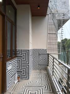 Bedroom Three Image of 1400 Sq.ft 3 BHK Builder Floor for sale in Indirapuram Ghaziabad for Rs. 11500000