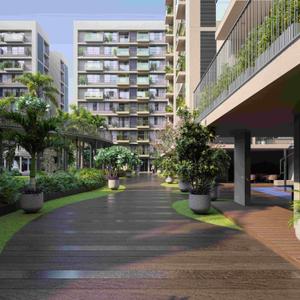 Image of 1165 Sq.ft 3 BHK Apartment / Flat for sale in The Olive, Gota, Ahmedabad for Rs. 8658000