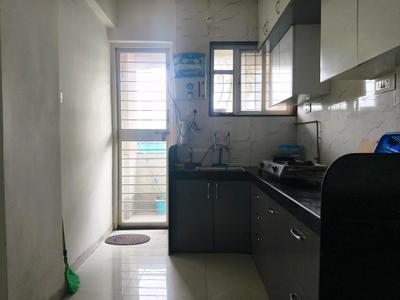 Kitchen Image of 845 Sq.ft 3 BHK Apartment / Flat for rent in SRK Rajgad, Wakad Pune for Rs. 50000