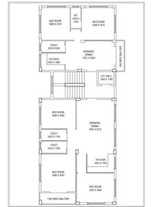 Image of 1485 Sq.ft 3 BHK Apartment / Flat for sale in New Town, Kolkata for Rs. 8800000