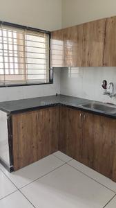 Kitchen Image of 400 Sq.ft 1 BHK Builder Floor for rent in Mahalakshmi Nagar Indore for Rs. 13000