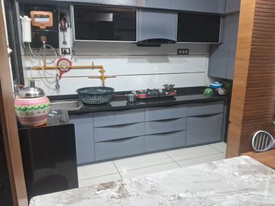 Kitchen Image of 1305 Sq.ft 2 BHK Apartment / Flat for sale in Pushkar Residency, Zundal Ahmedabad for Rs. 6900000