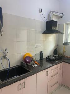 Kitchen Image of 650 Sq.ft 1 BHK Builder Floor for rent in Harlur Bengaluru for Rs. 26500