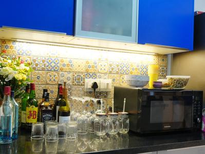 Kitchen Image of 1300 Sq.ft 2 BHK Apartment / Flat for rent in Brigade Lakefront, Hoodi Bengaluru for Rs. 80000
