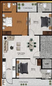 Image of 1503 Sq.ft 3 BHK Builder Floor for sale in BLF Nature Valley, Sector 35, Sohna for Rs. 17500000