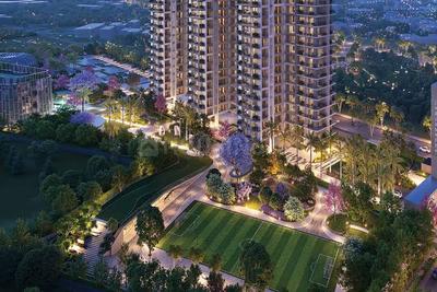 Image of 1517 Sq.ft 2 BHK Apartment / Flat for sale in Indiabulls Heights, Sector 104, Gurgaon for Rs. 19900000