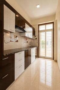 Kitchen Image of 1107 Sq.ft 3 BHK Apartment / Flat for sale in Ayushi Palm Greens, Garha Jabalpur for Rs. 5000000