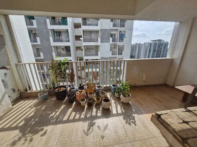 Balcony Image of 3025 Sq.ft 4 BHK Apartment / Flat for rent in Kalp Nishang, New Gotri Vadodara for Rs. 27000