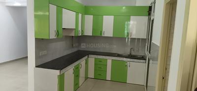 Kitchen Image of 1505 Sq.ft 3 BHK Apartment / Flat for sale in Gaurs Gaur Global Village, Crossings Republik Ghaziabad for Rs. 12200000