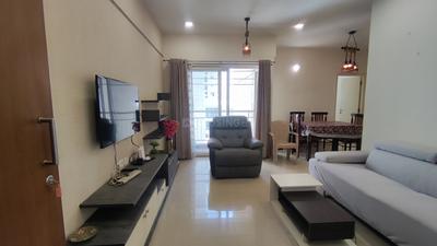 Living Room Image of 1056 Sq.ft 2 BHK Apartment / Flat for rent in Sattva Laurel Heights, Jalahalli West Bengaluru for Rs. 40000