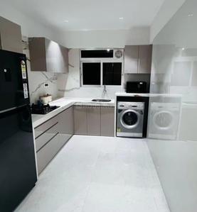 Kitchen Image of 750 Sq.ft 1 BHK Apartment / Flat for rent in Gulmohar Queenstown, Kharadi Pune for Rs. 12000