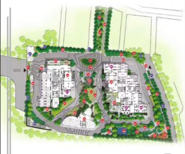 Floor Plan Image of 1670 Sq.ft 2.5 BHK Apartment / Flat for sale in Sumadhura The Olympus, Financial District Hyderabad for Rs. 21000000
