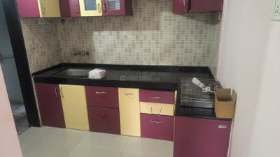 Kitchen Image of 1000 Sq.ft 2 BHK Apartment / Flat for rent in Satyam Shivam Sundaram, Hadapsar Pune for Rs. 19000