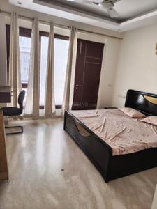 Bedroom Image of 1800 Sq.ft 3 BHK Builder Floor for rent in Hauz Khas New Delhi for Rs. 140000