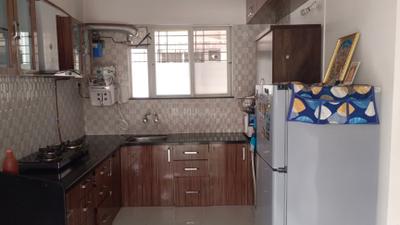 Kitchen Image of 1100 Sq.ft 2.5 BHK Apartment / Flat for rent in RK Lunkad Akshay Tower, Wakad Pune for Rs. 38000