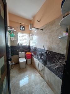 Bathroom Image of 1150 Sq.ft 3 BHK Apartment / Flat for sale in Baguiati Kolkata for Rs. 5500000