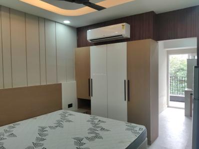 Bedroom Image of 850 Sq.ft 1 BHK Builder Floor for rent in Sector 46 Gurgaon for Rs. 40000