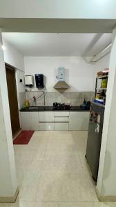 Kitchen Image of 700 Sq.ft 2 BHK Apartment / Flat for rent in Manhattan, Charholi Budruk Pune for Rs. 25000