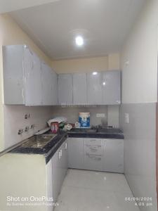 Kitchen Image of 450 Sq.ft 1 BHK Builder Floor for rent in Mansa Ram Park New Delhi for Rs. 12500