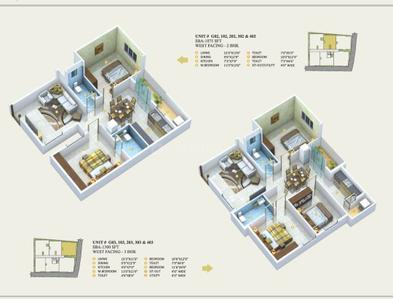 Image of 1300 Sq.ft 3 BHK Apartment / Flat for sale in Hebbal Kempapura, Bengaluru for Rs. 9098700