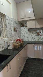 Kitchen Image of 700 Sq.ft 1 BHK Builder Floor for rent in Mahadevapura Bengaluru for Rs. 27500