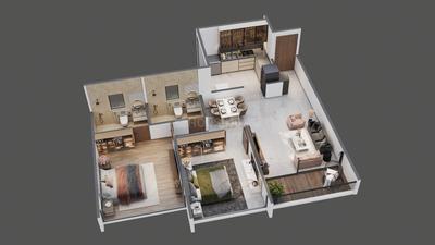 Image of 1062 Sq.ft 2 BHK Apartment / Flat for sale in Keshav Nagar, Pune for Rs. 8000000
