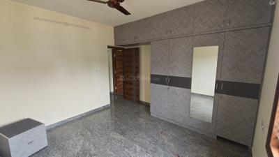 Bedroom Image of 1100 Sq.ft 2 BHK Builder Floor for rent in Judicial Layout Bengaluru for Rs. 32000