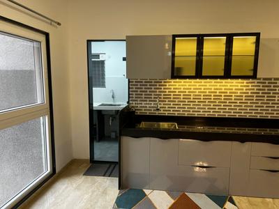 Kitchen Image of 1212 Sq.ft 3 BHK Apartment / Flat for rent in Marvel Ideal Spacio Phase 1, Pisoli Pune for Rs. 44000