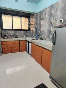 Kitchen Image of 550 Sq.ft 1 BHK Apartment / Flat for rent in Tulsidham Complex, Thane West Thane for Rs. 30000