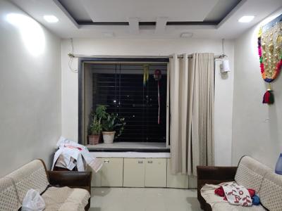Living Room Image of 650 Sq.ft 1 BHK Apartment / Flat for rent in Shree Prastha, Thane West Thane for Rs. 16500