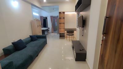 Living Room Image of 1105 Sq.ft 2 BHK Apartment / Flat for rent in Sashank Amogha, Jakkur Bengaluru for Rs. 28000