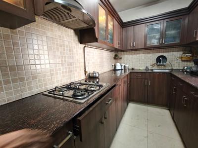 Kitchen Image of 1800 Sq.ft 2 BHK Builder Floor for rent in Hauz Khas New Delhi for Rs. 108000