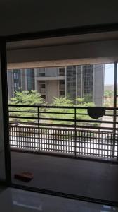 Balcony Image of 1500 Sq.ft 3 BHK Apartment / Flat for rent in Sammet Platinum, Makarba Ahmedabad for Rs. 30000