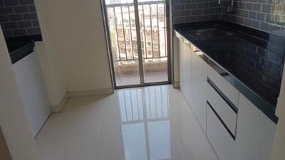 Kitchen Image of 680 Sq.ft 1 BHK Apartment / Flat for rent in Raunak City Sector IV D6, Kalyan West Kalyan for Rs. 18500