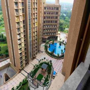 Balcony Image of 900 Sq.ft 2 BHK Apartment / Flat for sale in Gurukrupa Marina Enclave Wings M N Phase ll, Malad West Mumbai for Rs. 14850000