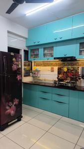 Kitchen Image of 850 Sq.ft 3 BHK Apartment / Flat for sale in Waghodia Road Vadodara for Rs. 6700000